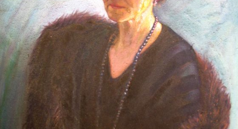 Foto: Dubrovniknet.hr Portret Flore Jakšić kistom Gabrijela Jurkića
